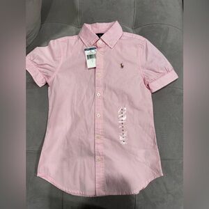Ralph Lauren Light Pink Kids Button-Down Shirt